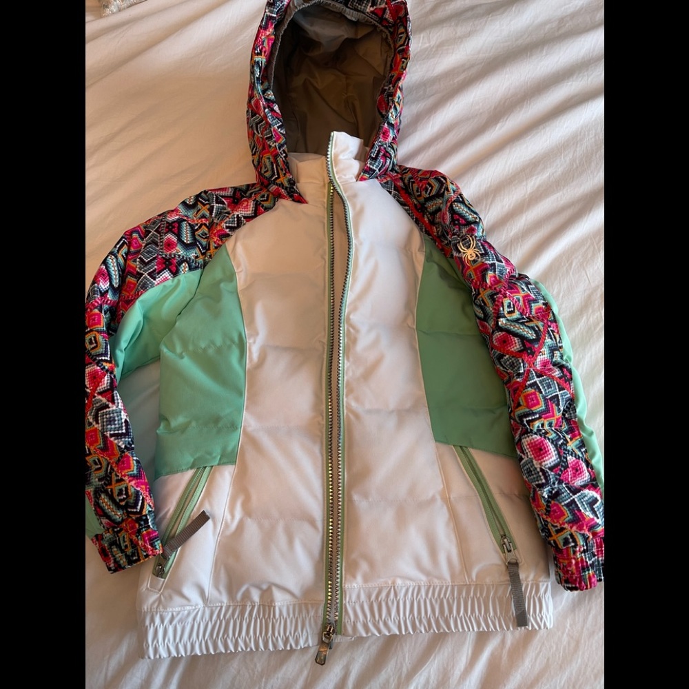 Spyder girls ski jacket